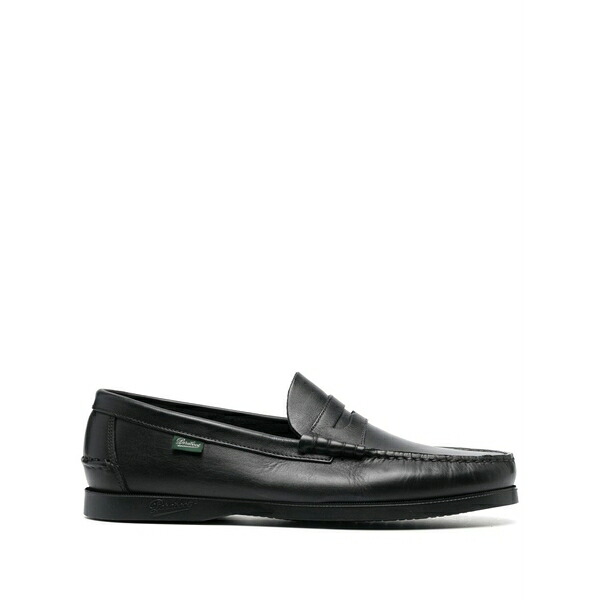 パラブーツ メンズ スリッポン・ローファー シューズ Leather penny loafers  Black