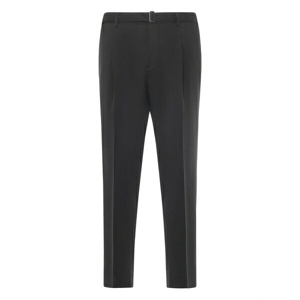 ビーエイブル メンズ カジュアルパンツ ボトムス Belt-loops trousers Black