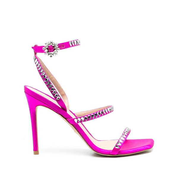 スチュアート ワイツマン レディース パンプス シューズ Crystal-embellished 115粍 pumps Pink