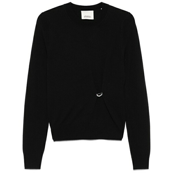イザ呼びりん マラン レディース 編み物\u0026プルオーバー アウター Cosima sweater Black