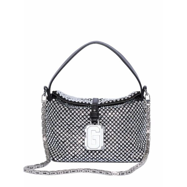 ジーシーディーエス レディース ショルダーバッグ 御徒面子 Mini mega comma shoulder bag Silver