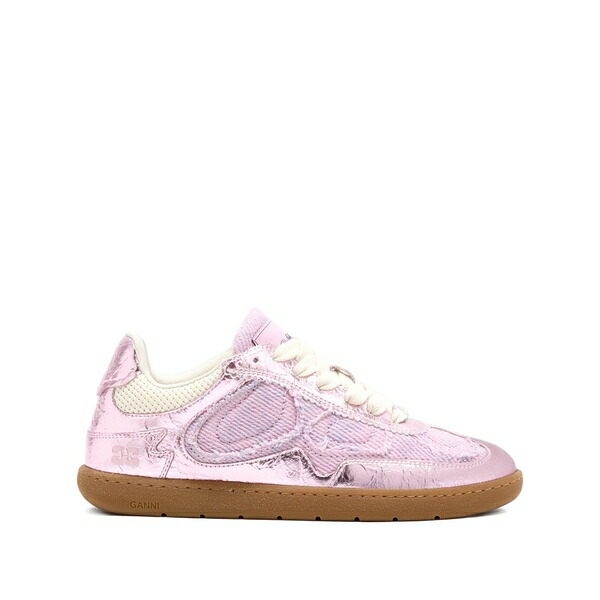 ガニー レディース スニーカー シューズ Metallic-finish sneakers Pink｜asty