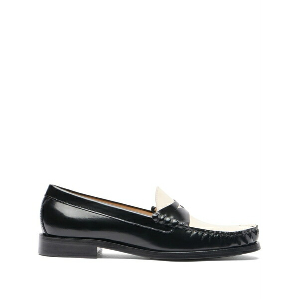 スチュアート ワイツマン レディース スリッポン・ローファー シューズ Leather loafers  Black