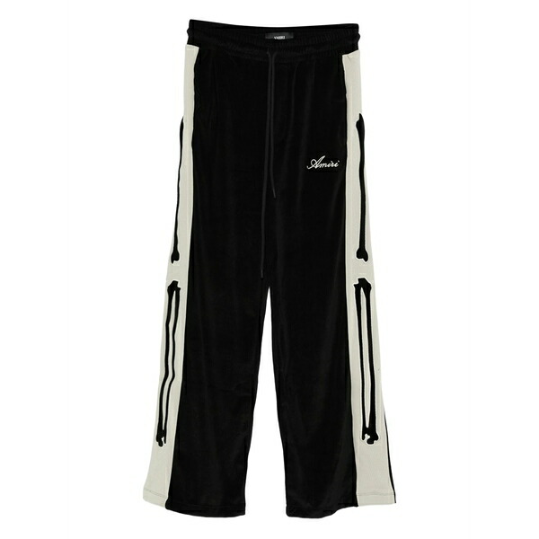 アミリ メンズ カジュアルパンツ ボトムス Bones track pants Black｜asty