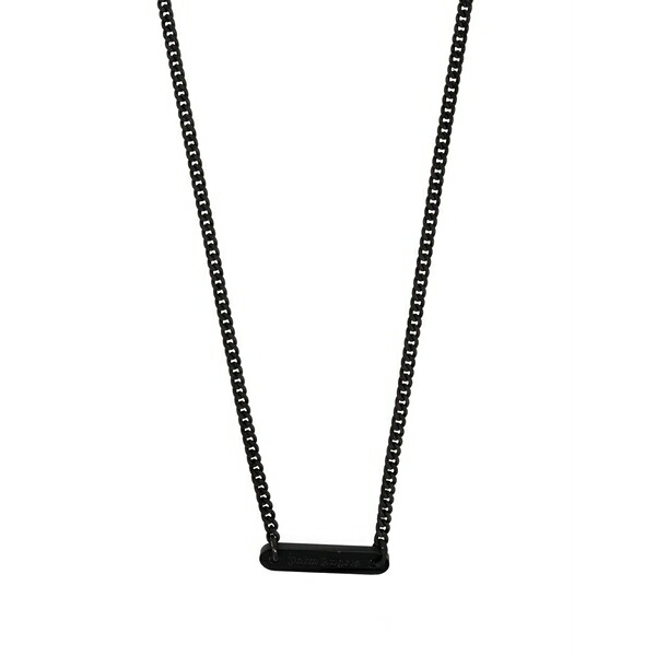 パーム・エンジェルス メンズ 首飾り・チョー鉄道車両 佩び物 Logo plaque necklace Black