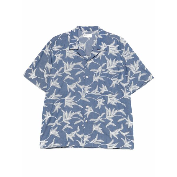 ユニバーサルワークス メンズ プルオーバー トップス Road shirt Blue