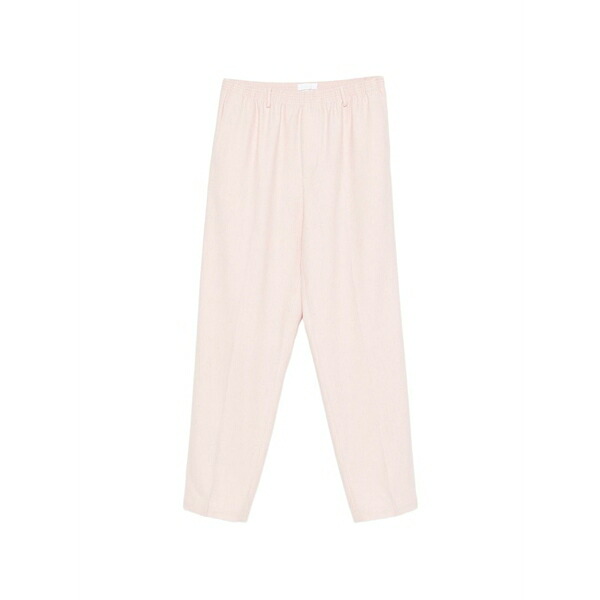 セラー ドア メンズ カジュアルパンツ ボトムス Elasticated-waistband wool trousers Pink｜asty