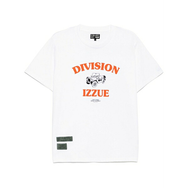 イズエ メンズ Tシャツ トップス Graphic-print t-shirt White｜asty