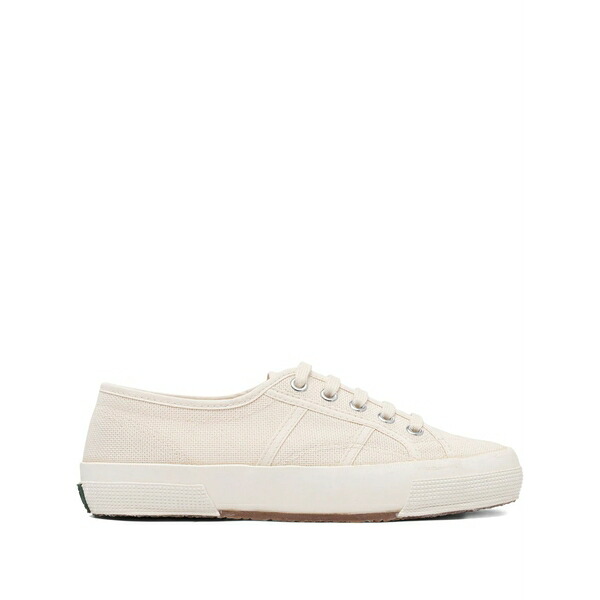 スペルガ レディース スニーカー シューズ Lace-up canvas sneakers White|asty