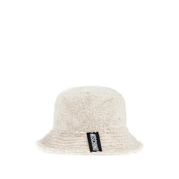 モスキーノ メンズ 帽子 アクセサリー Teddy bucket hat White