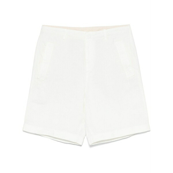 イレブンティ メンズ カジュアルパンツ ボトムス Linen shorts White|asty