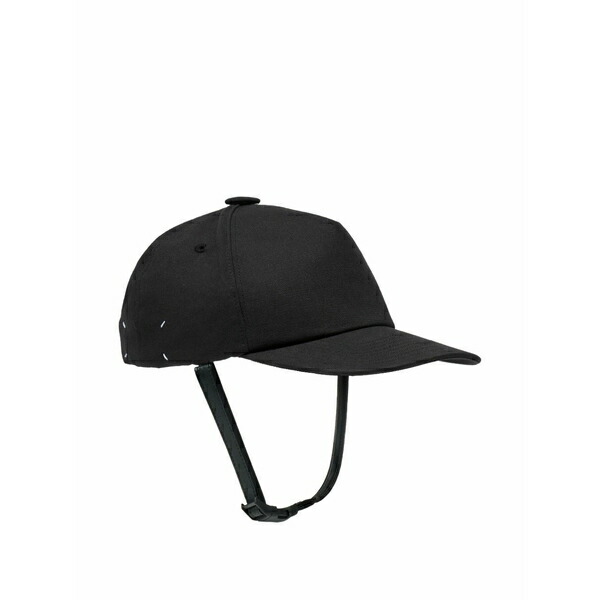 マルタンマルジェラ メンズ 鳥打ち帽 付属物 Adjustable strap baseball cap Black