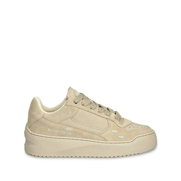 フィリングピース レディース スニーカー シューズ Perforated-detailing trainers Neutrals|asty