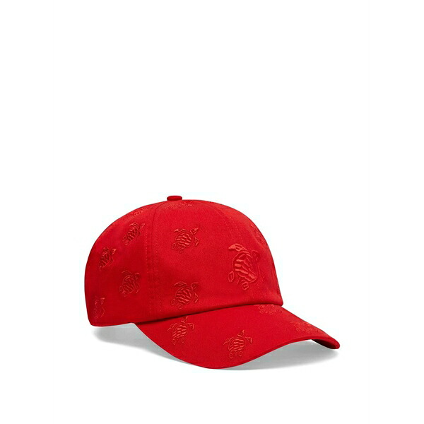 ヴィルブレクイン メンズ 帽子 アクセサリー Turtles-embroidered cap Red｜asty