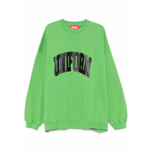ゼロスリーツーシー メンズ パーカー・スウェットシャツ アウター Lucky strike sweatshirt Green