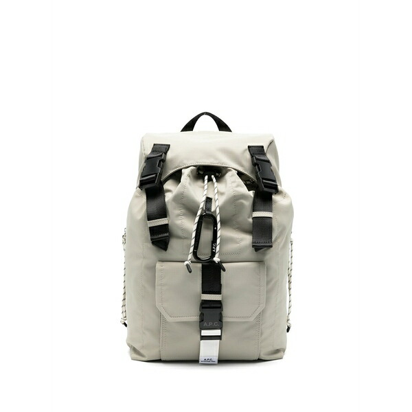 アーペーセー メンズ うしろ側容器に並べる・背嚢 御徒面子 Buckled backpack Neutrals