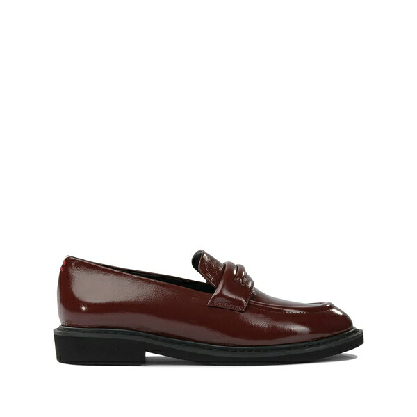 ハルマネラ レディース スリッポン・ローファー シューズ Patent-leather loafers Red