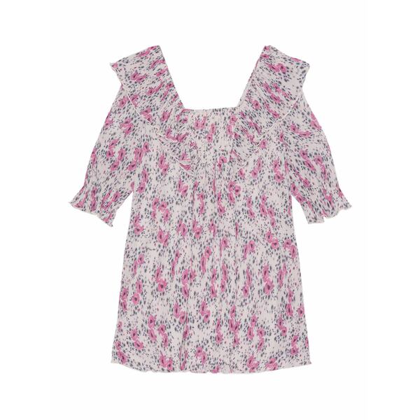 ガニー レディース ワンピース トップス Pleated ruffled dress White｜asty