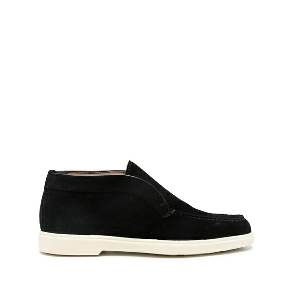 サントーニ レディース スリッポン・ローファー シューズ Suede loafers Black｜asty