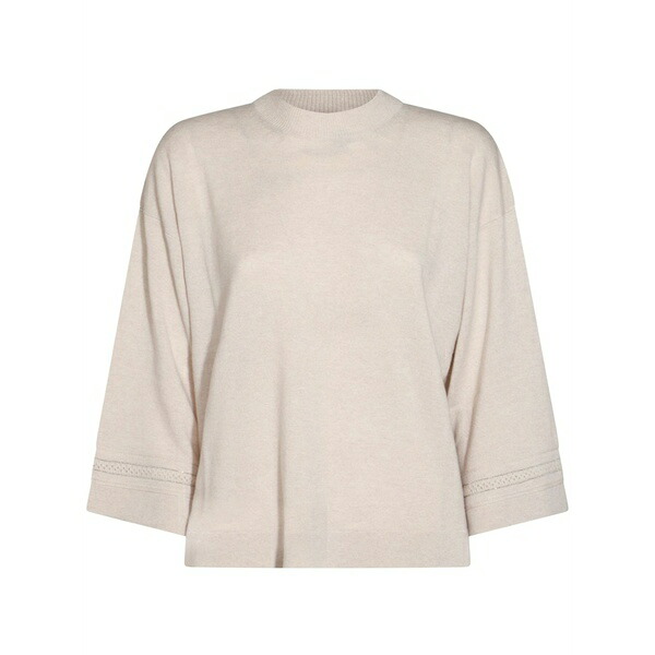 ファビアナ フィリッピ レディース ニット&セーター アウター Cashmere sweater Neutrals|asty