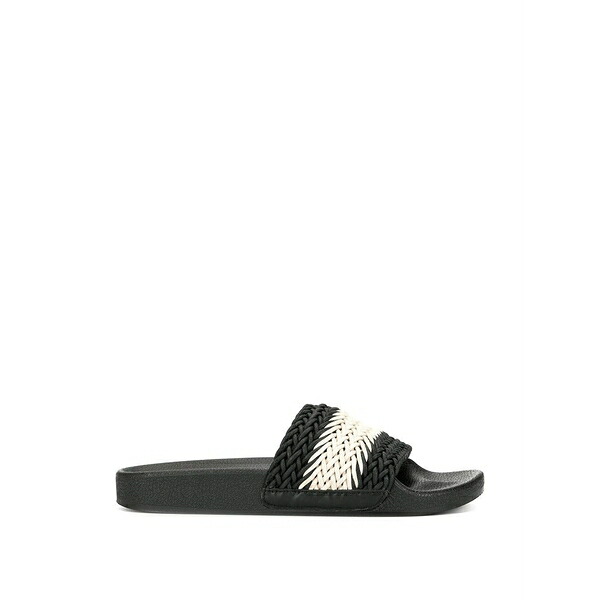 センソー レディース サンダル シューズ Ezra woven slides Black