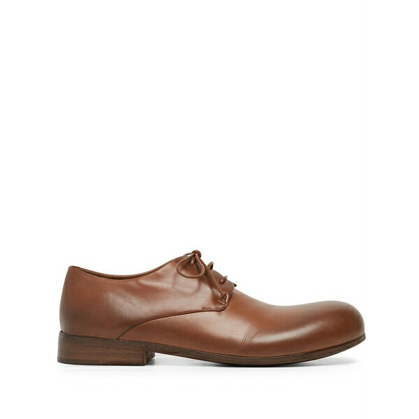 マーシル メンズ 御召しものシューズ シューズ Capozucca leather derby shoes Brown
