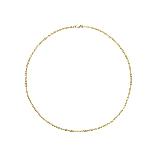 トム白木 メンズ 首飾り・チョー鉄道車両 佩び物 Spike-chain necklace Yellow