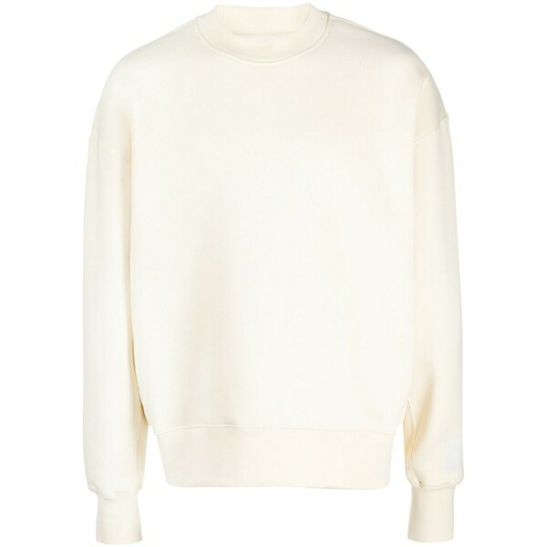 意中の女 レディース パーカー・スウェットシャツ アウター Logo-embroidered patch sweatshirt Neutrals