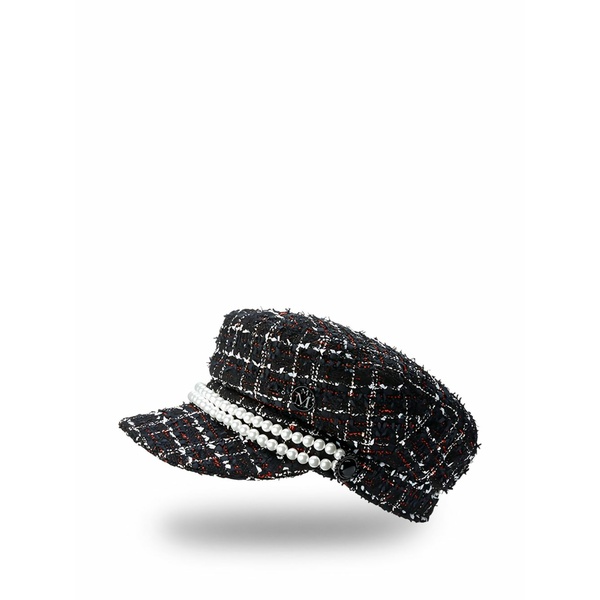 メゾンミッシェル レディース 帽子 アクセサリー New abby hat Black｜asty