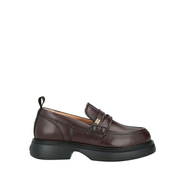 【貨物輸送無料】 ガニー レディース スリッポン・ローファー シューズ Loafers Brown