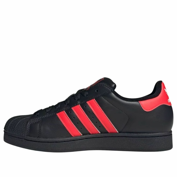 adidas アディダス メンズ スニーカー 【adidas Superstar II 'Core Black Lucid Red' JQ3176】 サイズ US_5.5(23.5cm)｜asty