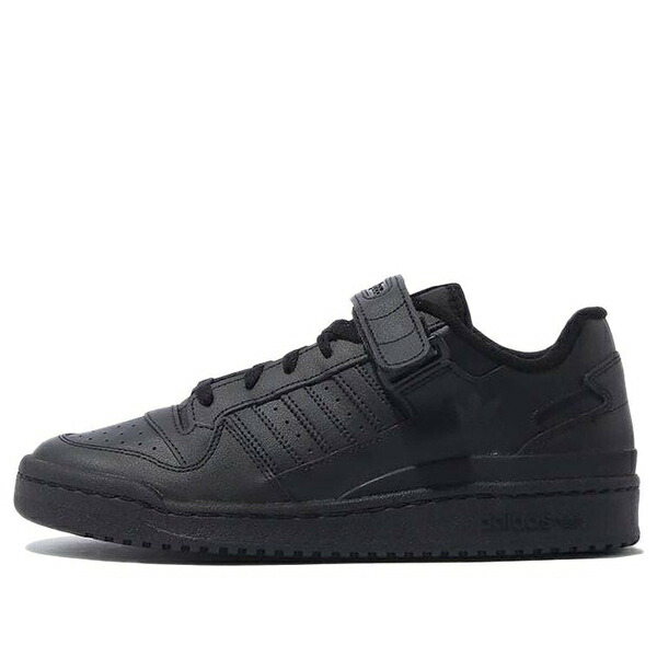 adidas アディダス メンズ スニーカー 【adidas Forum Low 'Triple Black' GV9766】 サイズ US_8.5(26.5cm)|asty