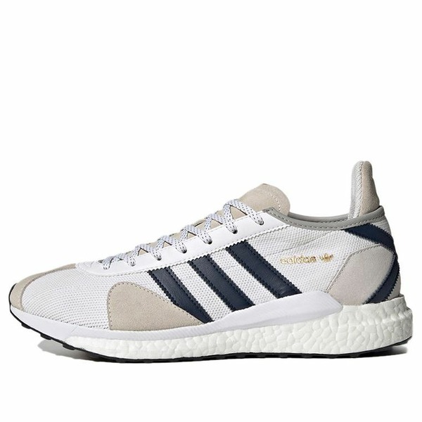 adidas アディダス メンズ スニーカー 【adidas Human Made x Tokio Solar 'White Navy' FZ0551】 サイズ US_7(25.0cm)｜asty