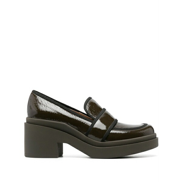 ロベルトフェスタ レディース スリッポン・ローファー シューズ Percy 70粍 block-heel loafers  Green