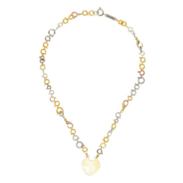 マリアーノ メンズ ネックレス・チョーカー アクセサリー Broken heart necklace Gold｜asty 122,400円
