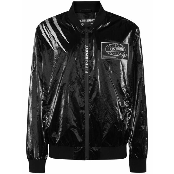 プレインスポーツ メンズ ジャケット＆ブルゾン アウター Crease bomber jacket Black｜asty