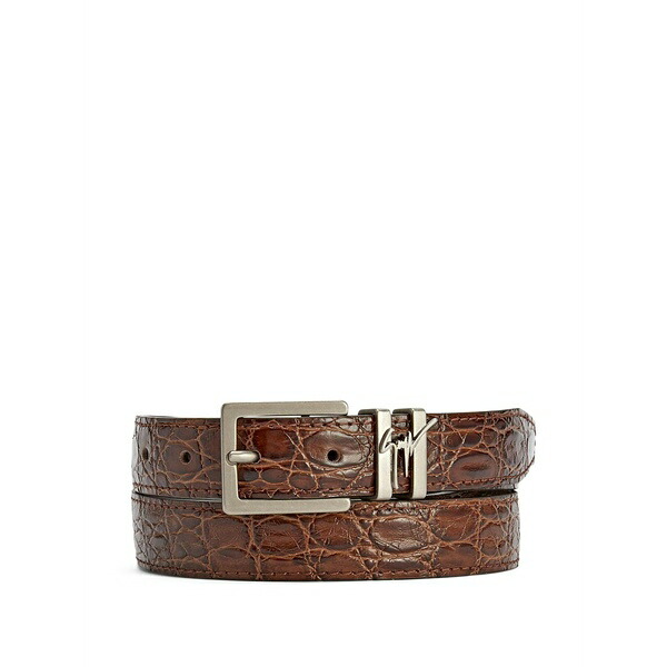 ジュゼッペザノッティ メンズ 胴締め 佩び物 Teodore belt  Brown