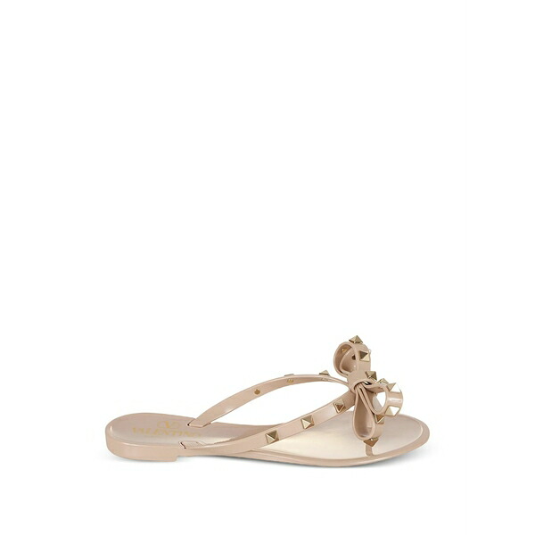 ヴァレンティノ ガラヴァーニ レディース サンダル シューズ Rockstud slippers Neutrals｜asty