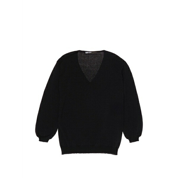 ビンバ イ ローラ レディース プルオーバー トップス V-neck balloon-sleeve top Black