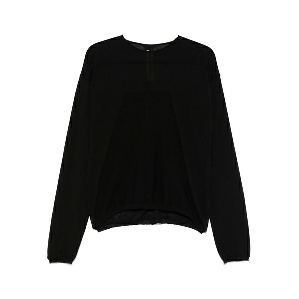 リックオウエンス レディース ニット&セーター アウター Virgin-wool jumper Black|asty