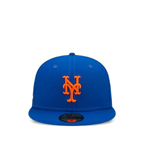 ニューエラ メンズ 帽子 アクセサリー X mlb new york mets pop sweat 59fifty fitted hat Blue｜asty