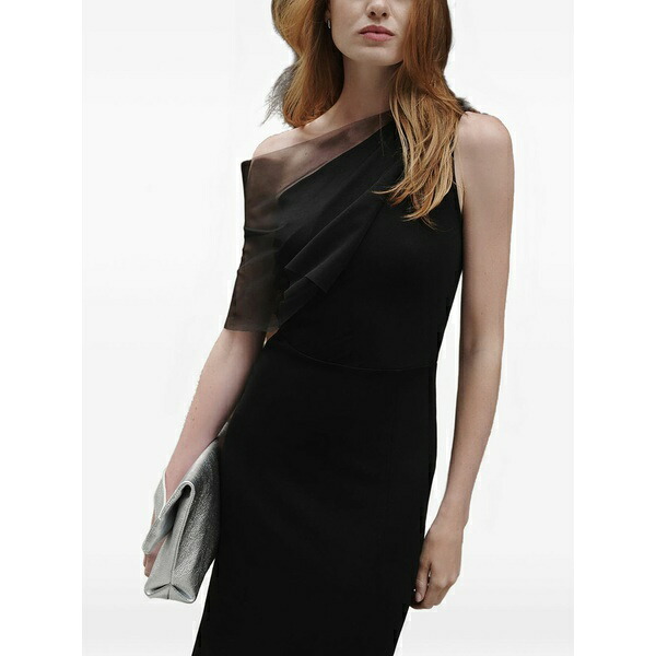 マルセラ レディース ワンピース トップス Zinnia one-shoulder maxi dress Black|asty