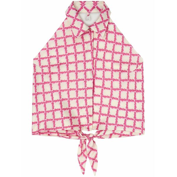パーム・エンジェルス レディース シャツ トップス Logo shirt Pink｜asty