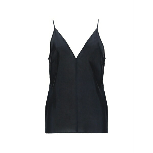 アリジ レディース カットソー トップス V-neck tank top Black｜asty