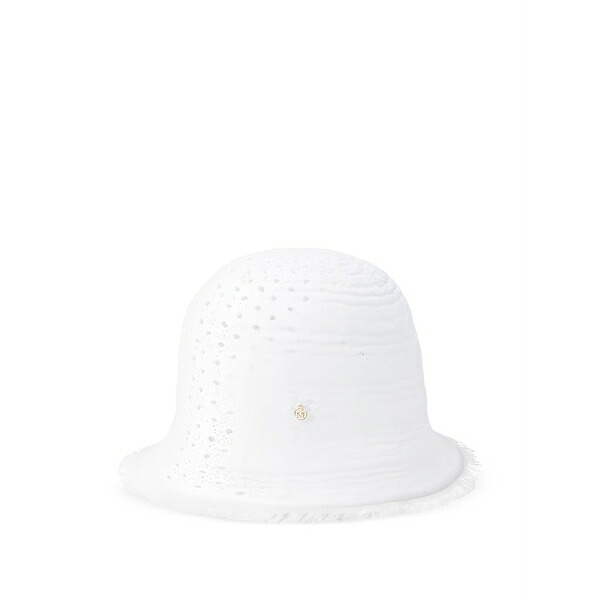 メゾンミッシェル レディース 帽子 アクセサリー Lison hat White|asty
