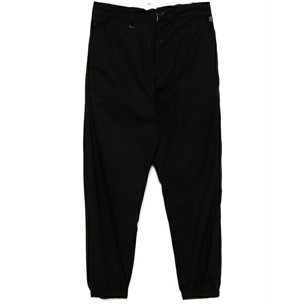 黒茶 メンズ 心地好いズボン下 ボトムス Drawstring trousers Black ズボン・パンツ-メンズファッション