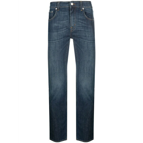 デパートメントファイブ メンズ デニムパンツ ボトムス Straight-leg cut jeans Blue｜asty