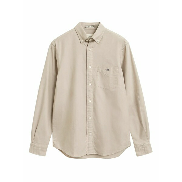 ガント メンズ シャツ トップス Classic oxford shirt Neutrals|asty