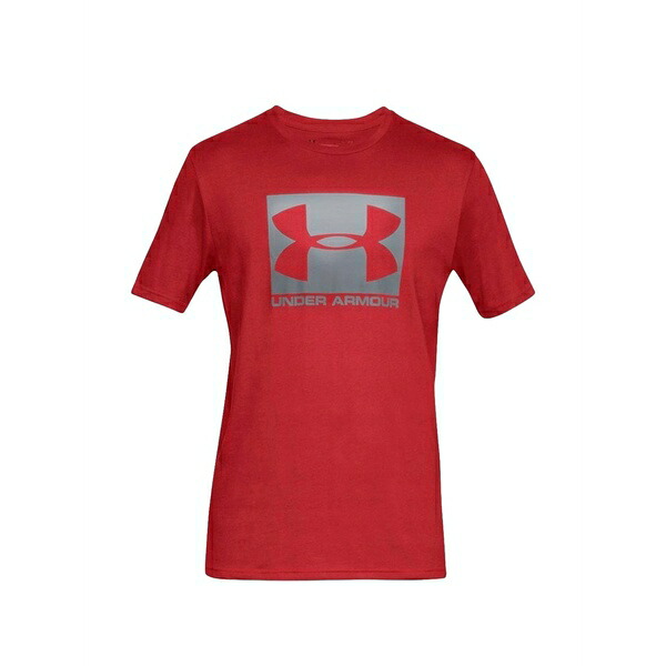 アンダーアーマー メンズ プルオーバー トップス Logo short-sleeve t-shirt Red