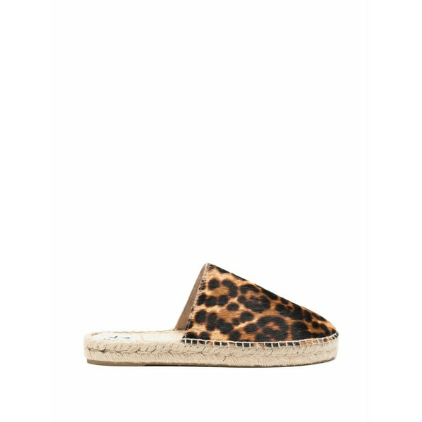 マネビ レディース サンダル シューズ Leopard-print mules Brown コンフォートサンダル-サンダル